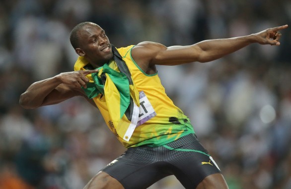 Londra 2012, Usain Bolt, una delle immagini-simbolo delle Olimpiadi