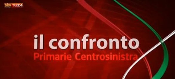 Confronto Leader Centrosinistra in Tv  lunedì 12 novembre 2012