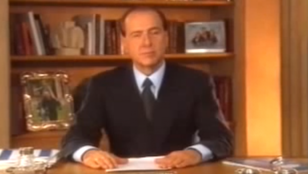 Silvio Berlusconi videomessaggio