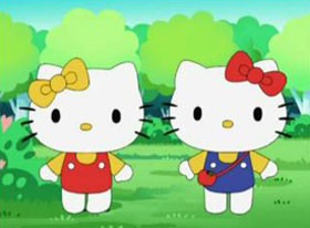 Hello Kitty e Mimmy