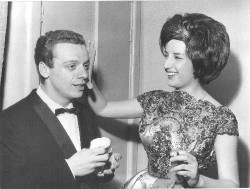 Johnny Dorelli con Mina, al Festival di Sanremo del 1960