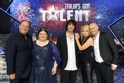 Italia's Got Talent - Carmen Masola con Maria De Filippi, Rudy Zerbi e Gerry Scotti