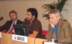 Giorgio Grignaffini con Raoul Bova e Aldo Grasso