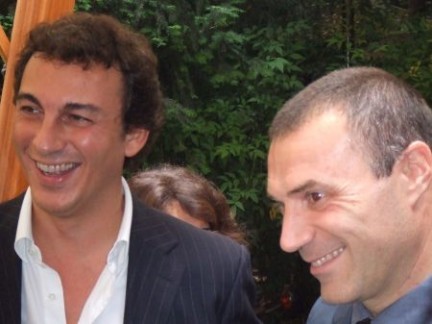 Andrea Salvetti e Luca Tiraboschi, direttore di Italia 1