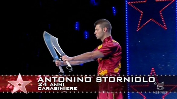 Antonino Storniolo, atleta ad Italia s got talent