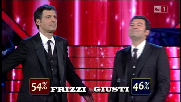 Max Giusti e Fabrizio Frizzi in Attenti a quei Due
