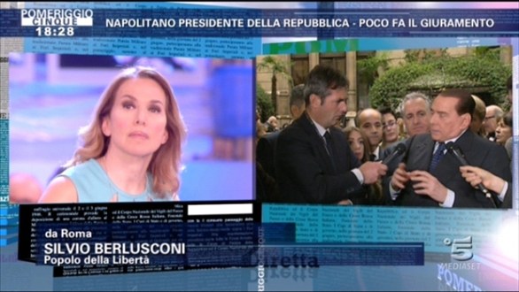Berlusconi a Pomeriggio Cinque