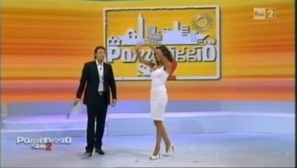 Caterina Balivo e Milo Infante nella puntata di esordio di Pomeriggio sul 2