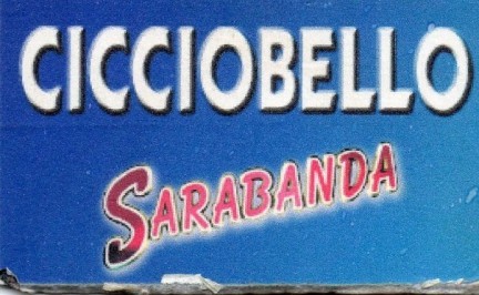 Il badge di Cicciobello a Sarabanda