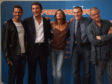 Enrico Silvestrin, Andrea Salvetti, Elisabetta Canalis, Luca Tiraboschi, Giulio Golia