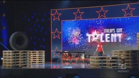 Daniele Doria, atleta parkour a Italia s Got Talent 2013