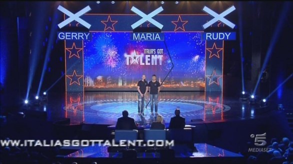 Davide Agostini e Mauro Ardenti, acrobati a Italia s Got Talent 2013