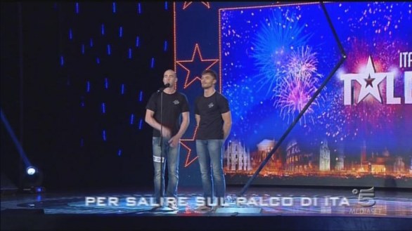 Davide Agostini e Mauro Ardenti, acrobati a Italia s Got Talent 2013