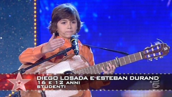 Diego Losada ed Esteban Durant, chitarristi ad Italia s got talent 2013