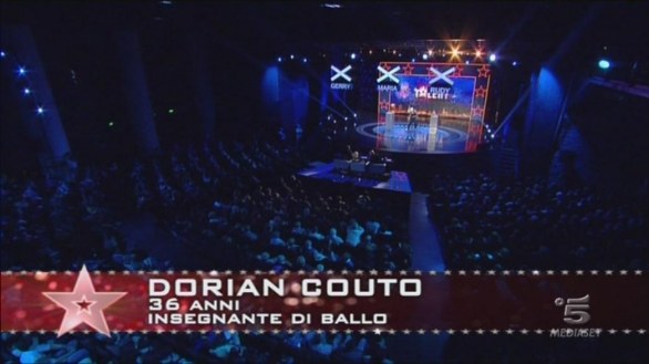 Dorian Couto, ballerino coi coltelli a Italia s Got Talent 2013