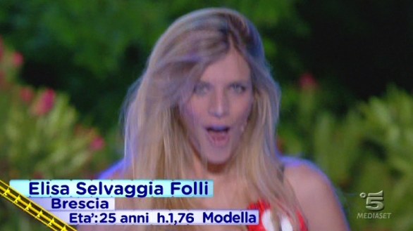 Veline 2012 - La semifinalista Elisa Selvaggia Folli