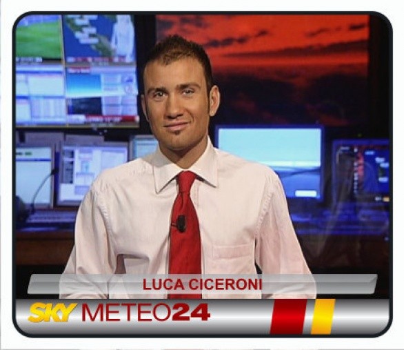 Foto di Luca Ciceroni meteorologo di Sky Meteo24