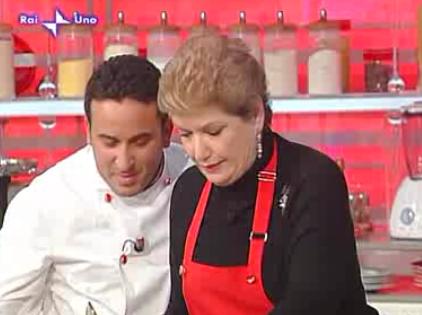 Francesco Facchinetti e Mara Maionchi a La prova del cuoco