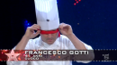 Francesco Gotti, cuoco bendato a Italia's got talent