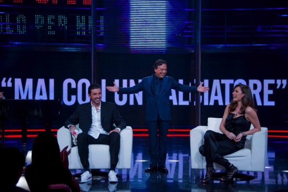Gigi Buffon e Alena Seredova al Chiambretti Night