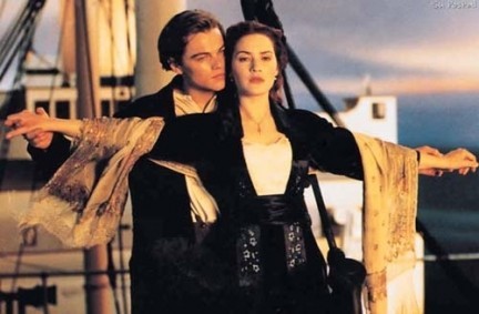 Leonardo DiCaprio e Kate Winslet - Titanic