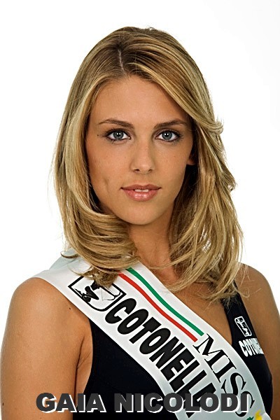 Gaia Nicolodi sostituta di Miss Trentino Alto Adige 2009, la miss ritirata Claudia Scicolone