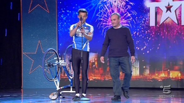 Marco Giorgio, ciclista acrobatico ad Italia s got talent 2013