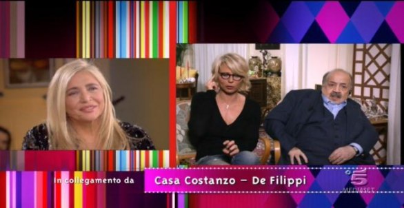Maria De Filippi, Maurizio Costanzo e Mara Venier a Kalispera