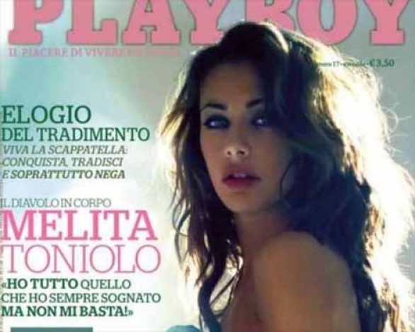 Melita Toniolo nuda su Playboy