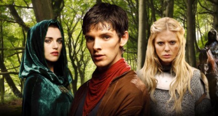 Merlino, Morgause e Morgana - courtesy©BBC