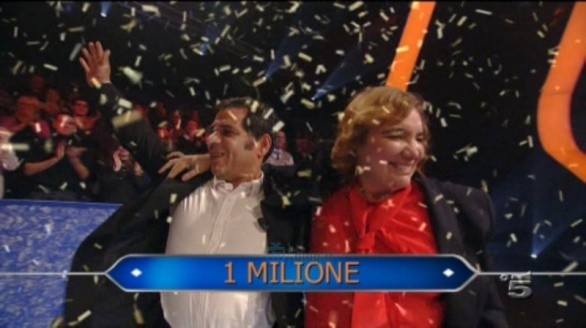 Michela De Paoli vince il milione a Chi vuol essere milionario