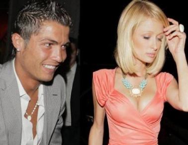 Paris Hilton e Cristiano Ronaldo