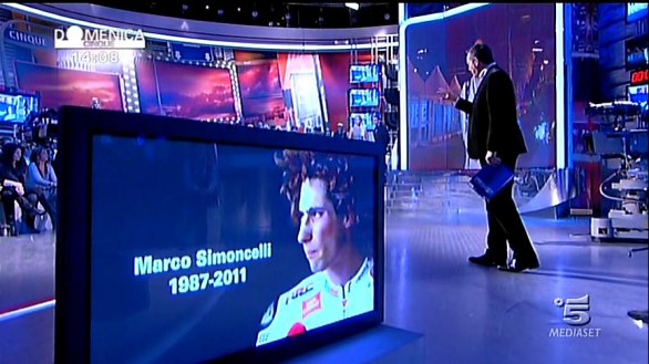 Pomeriggio Cinque, talk su Marco Simoncelli