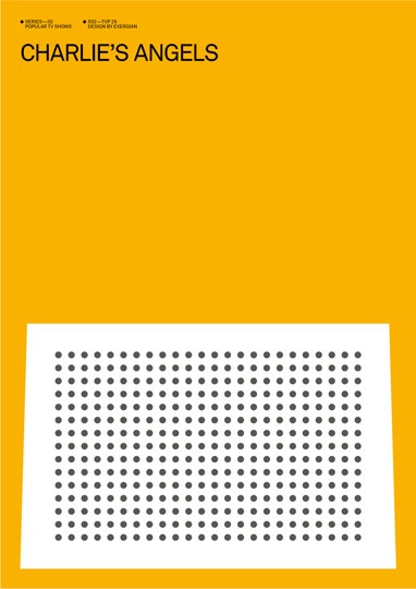 Poster minimalisti sui telefilm: i lavori di Albert Exergian