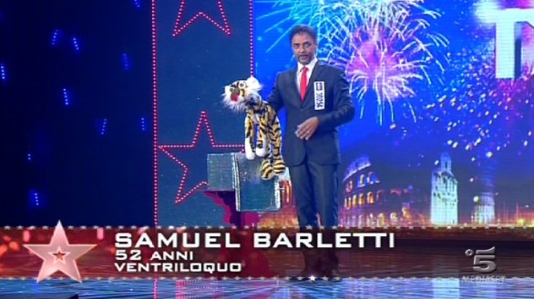 Samuel Barletti, ventriloquo ad Italia s got talent