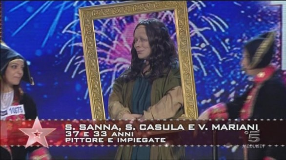 Sanna-Casula-Mariani, La Gioconda a Italia s Got Talent 2013