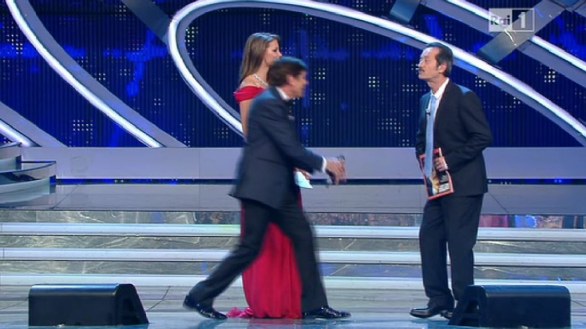 Sanremo 2012 - Rocco Papaleo ha la patta aperta