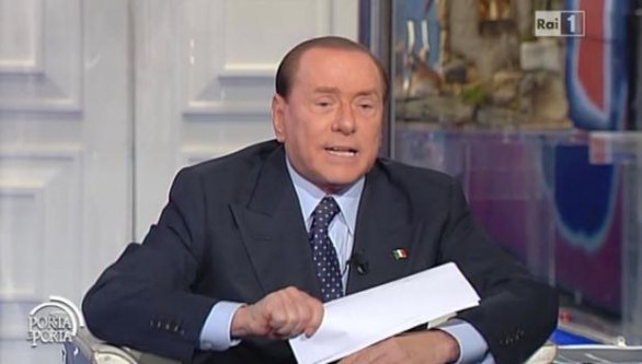 Silvio Berlusconi a Porta a porta