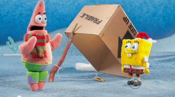 Spongebob in stop-motion per Natale