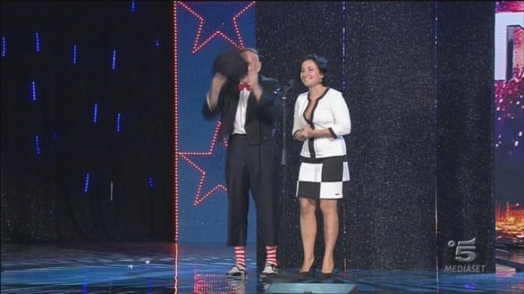 Stefano Orselli, giocoliere clown non udente a Italia s Got Talent 2013