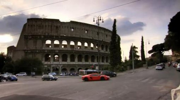 Top Gear 2012 al Colosseo