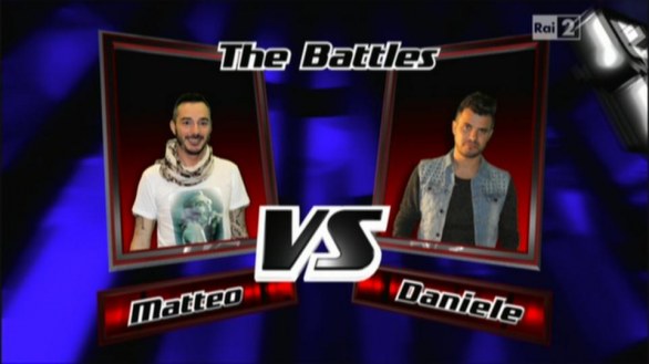 TVOI, battle: Daniele vs Matteo (Team Carrà)