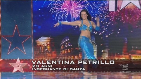 Valentina Petrillo, ballerina del ventre a Italia s Got Talent 2013