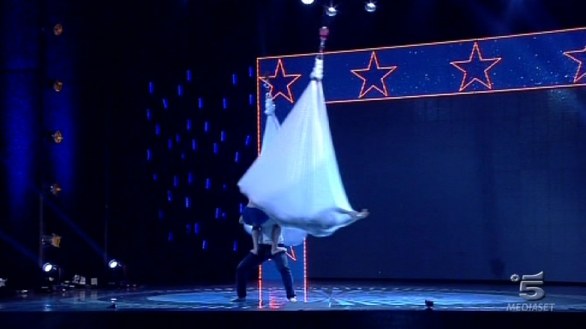 Zamaga Eleina D, acrobati ad Italia s got talent 2013